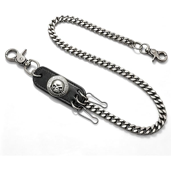 小物 RICHILL MELANCHOLY skullhook walletchain Gothic Rose Skull