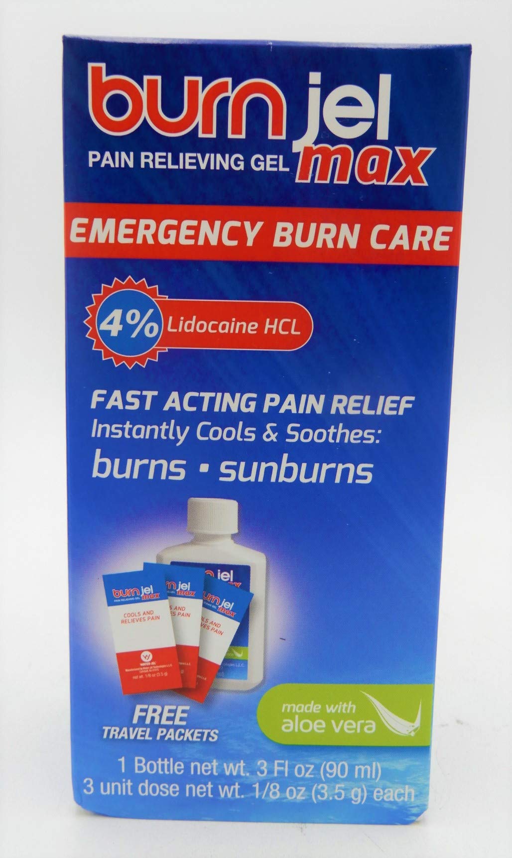 Burn Jel Plus Pain Relieving Gel 4 Fl O Buy Online In Cambodia At Desertcart