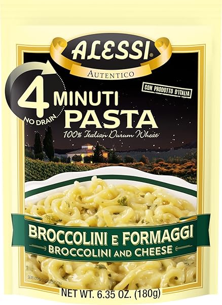 ALESSI 4 MINUTE PASTA (BROCCOLINI & CHEESE, 6.35...
