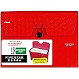 Five Star Expanding File Folder, 13 Pocket Expandable File Folder, 13" x 9.63", Assorted Colors, Color Will Vary, 1 Count (35144)