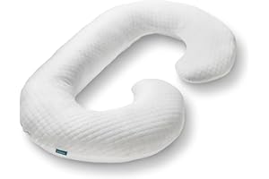 Dr. Talbot's Mom's Pregnancy Pillow - Stay Cool C-Shaped Pillow for Pregnant Women