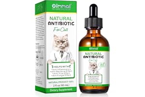 ALIVO Antibiotics for Cats, Natural Antibiotic Pet Supplements Supports Immune & Cats Allergy Relief, Cat Multivitamin UTI Drops for All Ages & Breeds of Cat, Chicken Flavour - 2 Fl Oz / 1 Pack