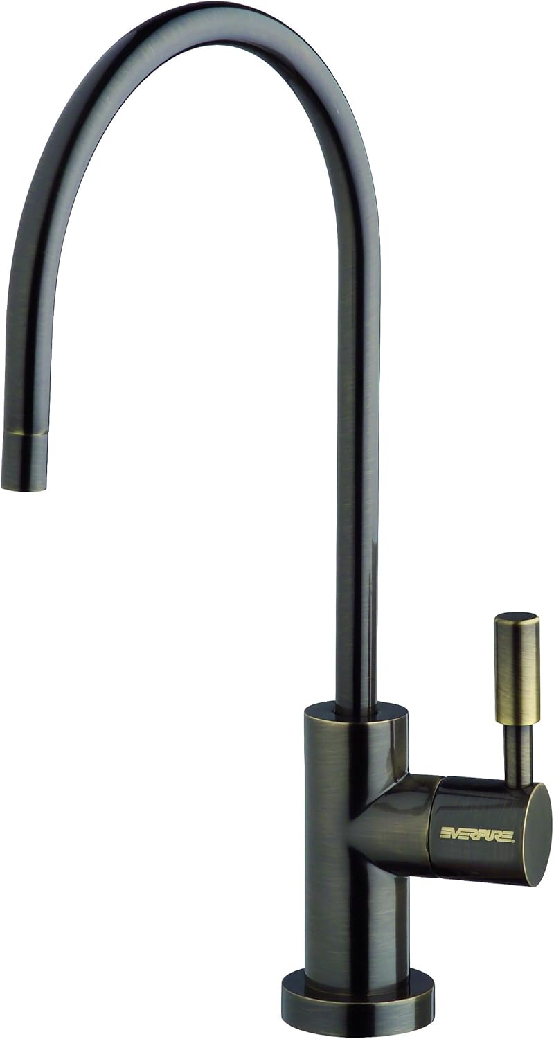 Everpure EV900091 Designer Series Drinking Water Faucet, Antique Brass