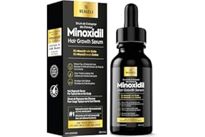 BEAUELI 5% Minoxidil for Men, Minoxidil for Women Hair Growth Serum, Minoxidil 5 Percent, Hair Growth for Women and Men with Biotin, Hair Loss Treatments, Hair Regrowth Treatment for Thicker Fuller Hair 30ml