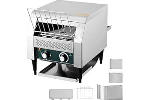 Commercial Conveyor Toaster with 3 Toasting Modes – 150 Slices Per Hour – Stainless Steel Build – Custom Browning Control – I