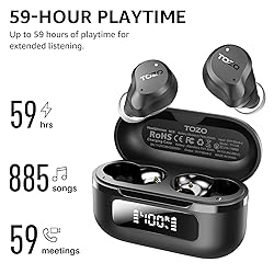 TOZO NC9 Hybrid Active Noise Cancelling Wireless
