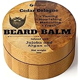 Beard Balm for Men - Cologne Scented with Shea Butter, Jojoba and Argan Oil 50g
