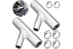 ForoGore GRT A Pair 1" to 5/8 CAB Heater Y Fitting UTV SXS RZR CAN AM Polaris