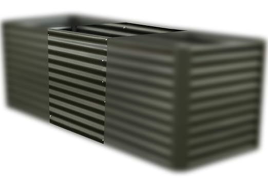 Outflexx Bancal de garantía de zinc alume en antracita mate, aprox ...
