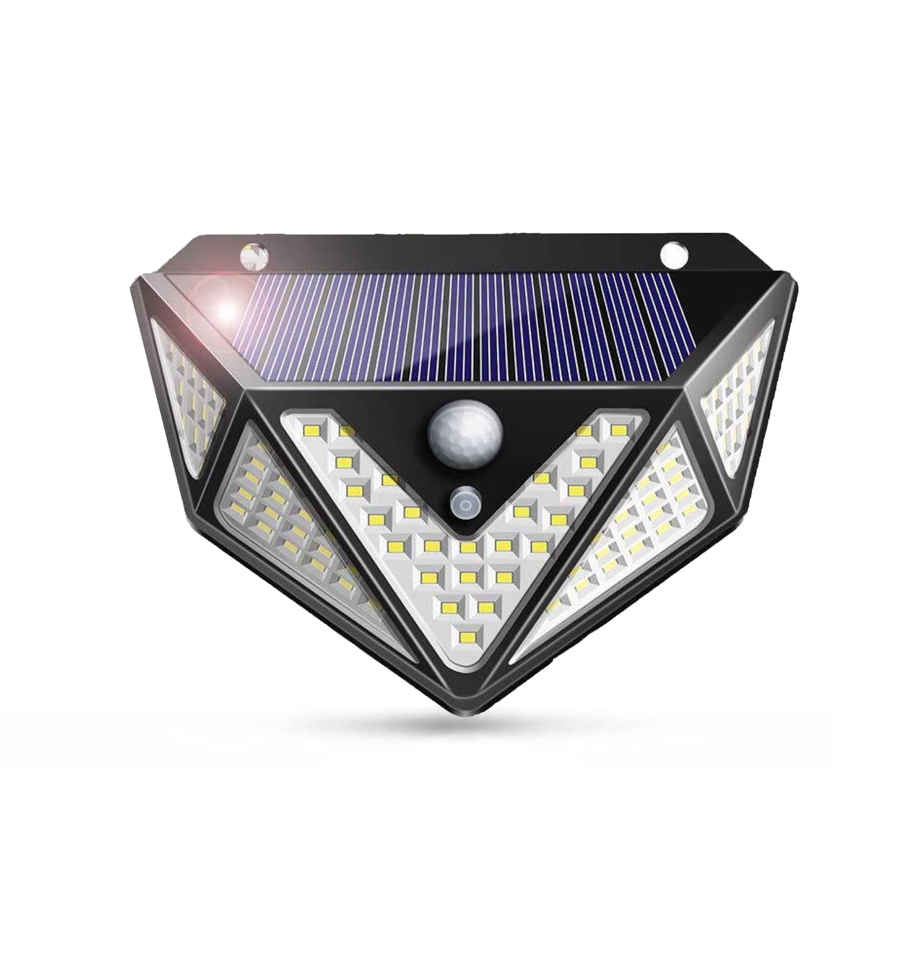 Solar Lights Outdoor, Waterproof Solar Lights with Motion Sensor. 109 Led Wide Angle Solar Light for Fence, Deck, Patio, Front Door, Yard, Garage