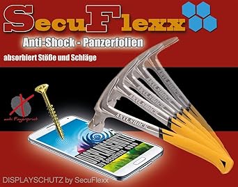 2x Anti- Shock Panzerfolie KRISTALLKLAR für Samsung SM-G350