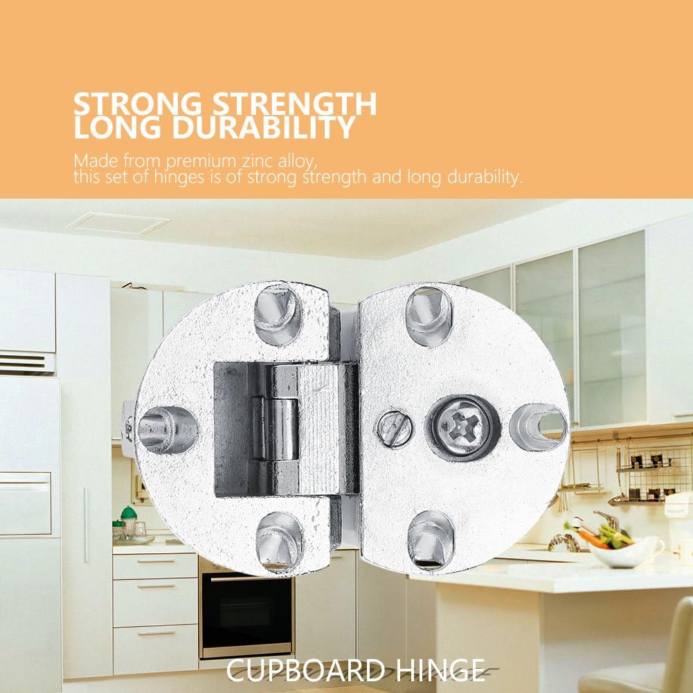 Raguso Folding Flip Top Hinge 2Pcs 90 Degree Zinc Alloy Door Flap Hinges Kitchen Bedroom Cupboard Cabinet Furniture HardwareHome hardware - Image 4