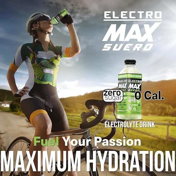 ELECTROMAX SUERO – ZERO SUGAR ELECTROLYTE DRINK – 12-PACK MIX (21.3 FL OZ EACH), HYDRATION FOR SPORTS, RECOVERY, AND DAILY USE – MAGNESIUM, POTASSIUM, ZINC, CALCIUM – ZERO CALORIES. (MIX PACK)