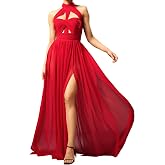 BELLA BARNETT Orange Twist Halter Dress Sexy Cutout Corset