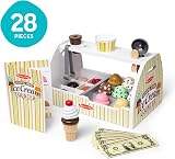 Melissa & Doug Wooden Ice Cream Toy Shop Role Play Set 3+ Kids view 9