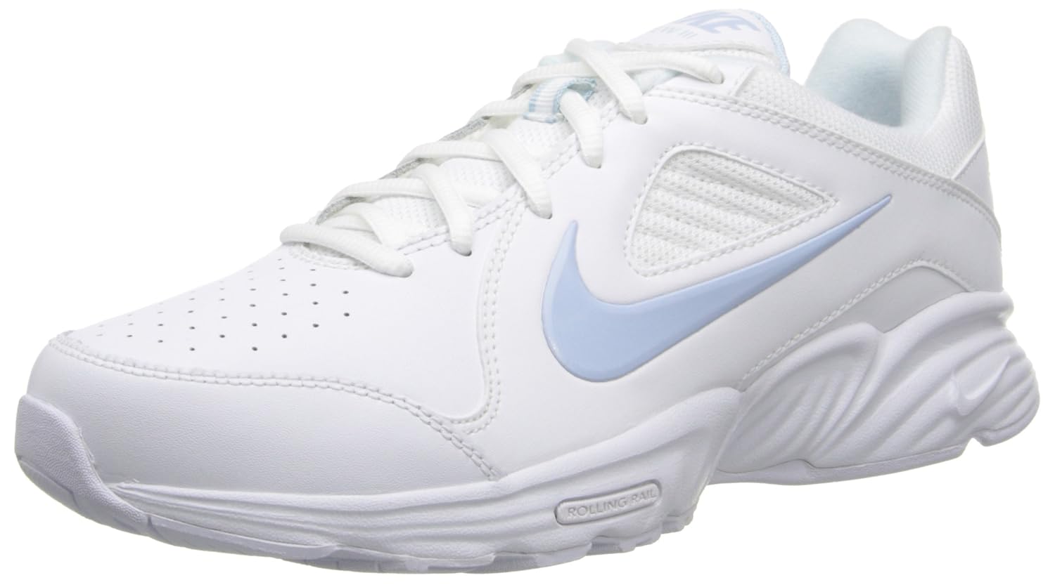 Amazon.com: Nike Womens View III White/Pale Blue 5 B - Medium: Sports & Outdoors