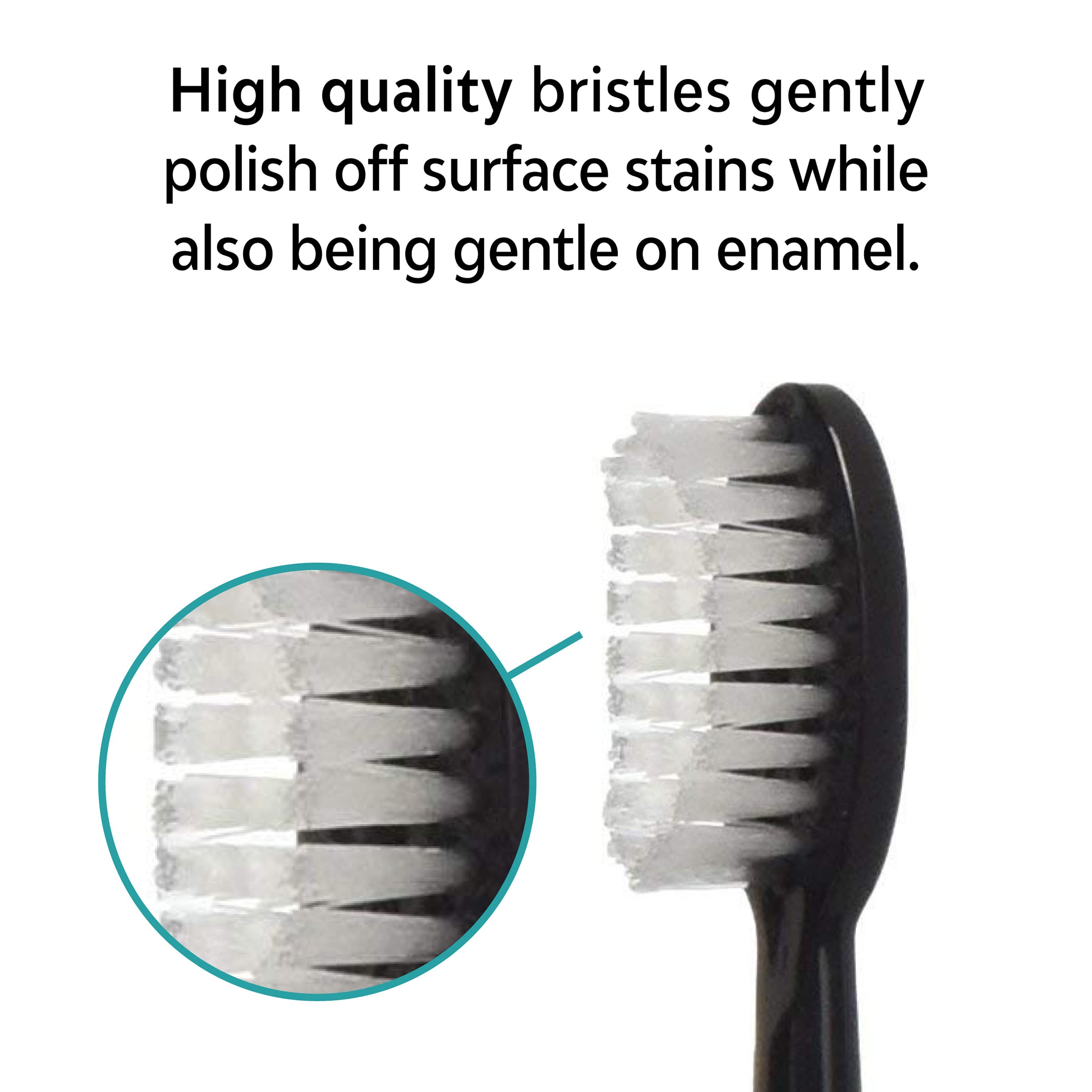Tao Clean Umma Diamond Sonic Toothbrush Replacement Heads (3-Pack) – Replacement Heads for the TAO Clean Electric Toothbrush and Docking Station, Black