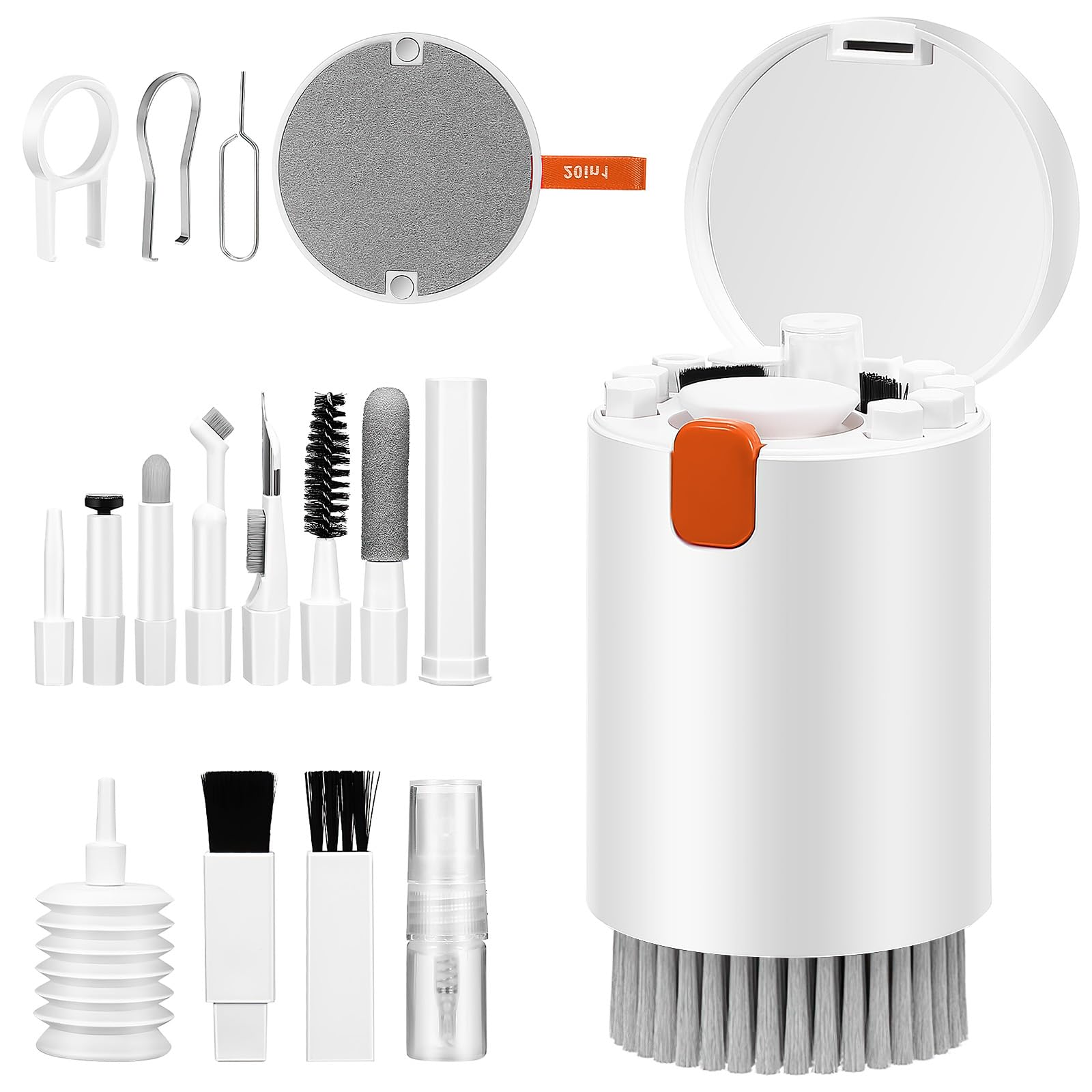 baolongking 20 in 1 Multifunctional Cleaner Kit Electronic Devices, Keyboard Cleaning Brush, Headphones Cleaner Kit AirPods, Multi-Tool Cleaning Laptop, Keyboard, Earbuds, Camera, Cellphones