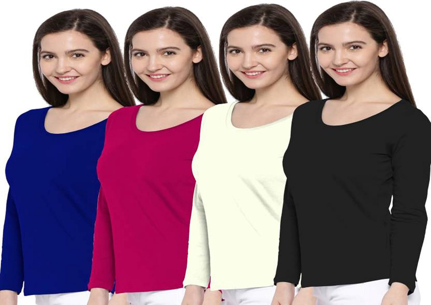 so sweety women's plain t-shirt (wtcom7003_fushia_medium)
