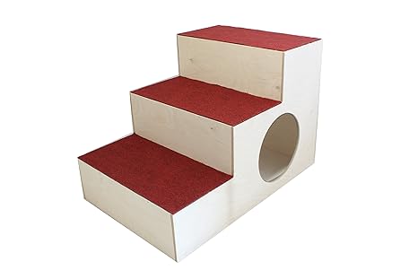 Elmato 10737 Hunde- und Katzentreppe mit Teppich