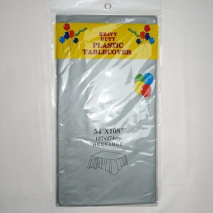 Uk Event Decor Oblong Rectangle Plastic Tablecloth Pack Of 12