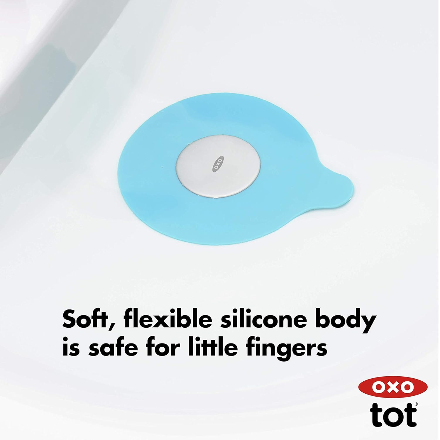 OXO Tot Tub Stopper Aqua : Bathtub Stopper : Baby
