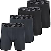 New Balance Men's Mesh 5" No-FLY Boxer Brief (4-Pack)