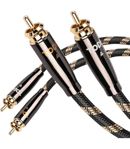 Amazon.com: AudioQuest Chicago RCA Audio Interconnect Cable (0.5m