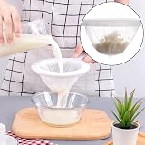 jeufun 1pc Nylon Mesh Strainer 200 Mesh Non Slip Handle 11cm 14.5cm view 6