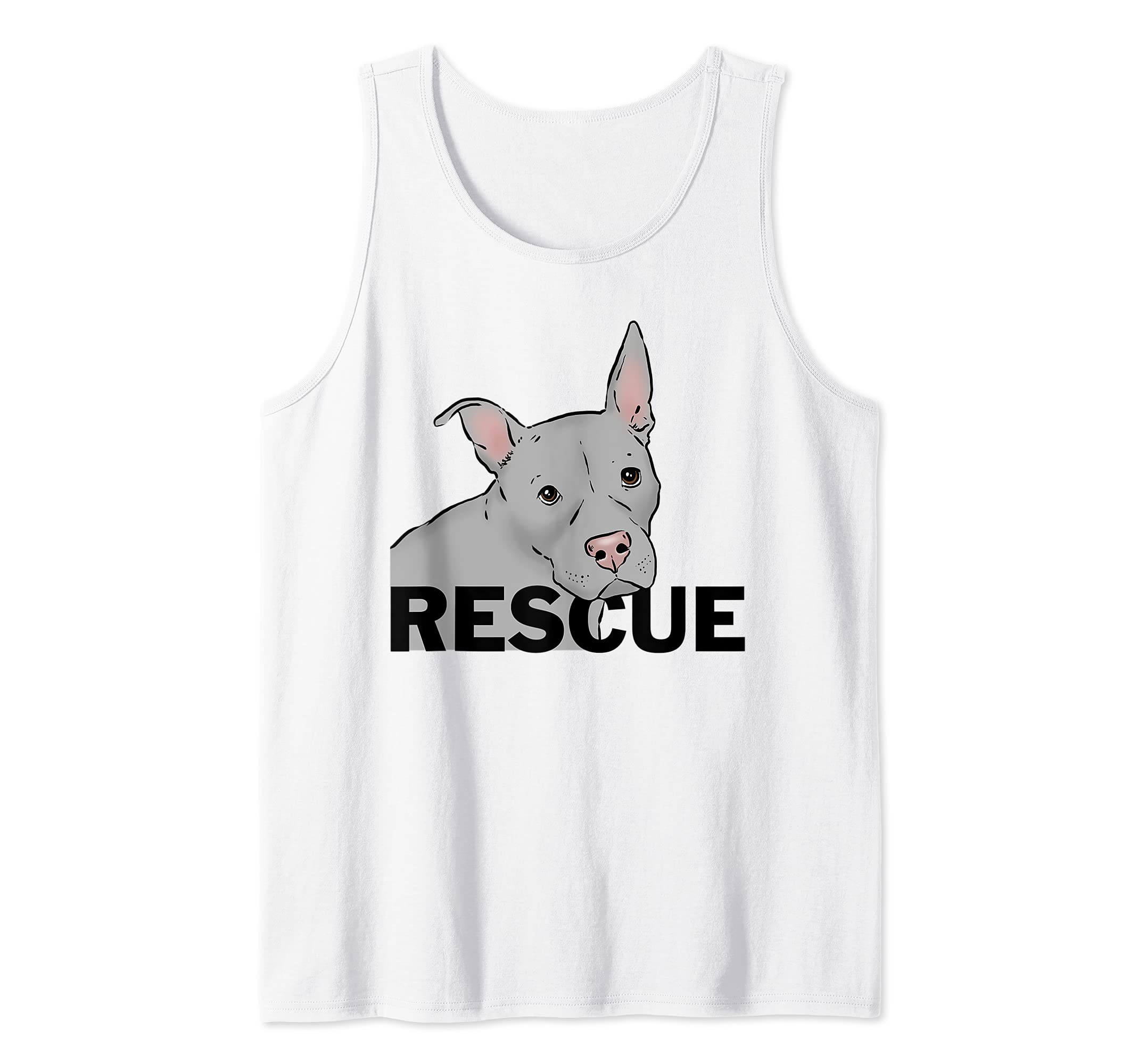 Rescue Pit Bull, Sweet Pittie, Pit Bull Lover, Dog Adoption Tank Top