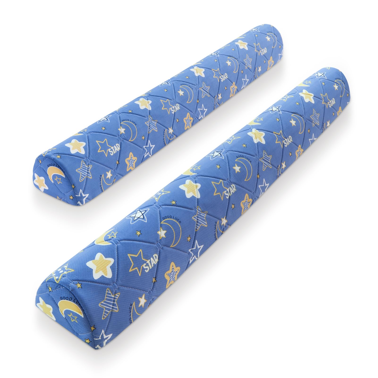 Photo 1 of 2-Pack Premium Foam Bed Bumpers for Toddler, Non-Slip Bed Rails for Toddlers for Twin, Queen, King Beds, Machine Washable Bumpers Cover for Easy Care?Size?52" x 7" x 5"?