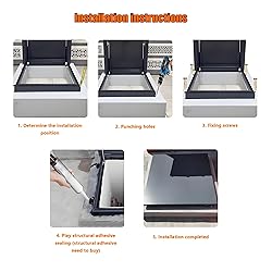 Rooftop Hatch Lid Rainproof, Attic Skylight
