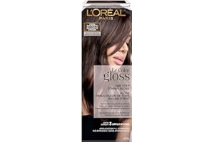 L'Oreal Paris Le Color Gloss One Step Toning Hair Gloss Treatment, Cool Brunette, Enhance Your Shine with this Semi Permanent