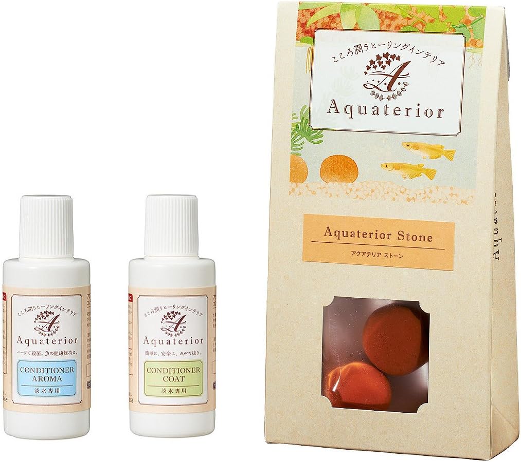 Amazon アクアテリア コンディショナー3点セット アロマ コート ストーン Aquaterior アクアテリア 水質テスト 管理用品 通販