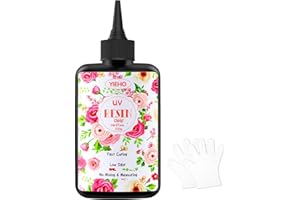 YIEHO UV Resin -Upgraded Crystal Clear Hard UV Curing Epoxy Resin Starter Supplies for Craft Jewelry Making 100g with Gloves