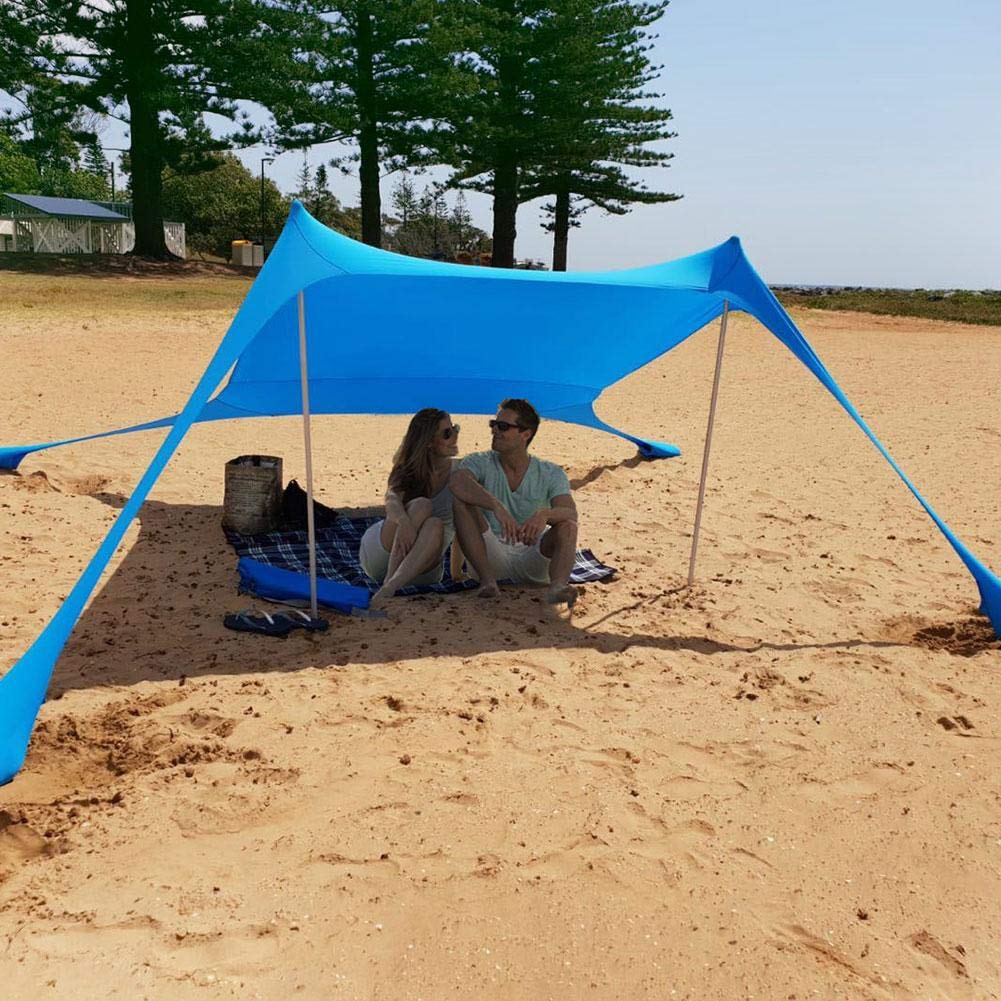 Sombrilla De Playa Famili Carpa Ligera Para Sombrillas Con Anclajes De