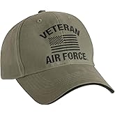 Rothco Vintage Veteran Low Profile Cap - Baseball Cap with Veteran Text and Adjustable Back