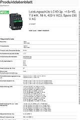 Schneider Electric TeSys D Contactor 3P AC-3 LC1D18P7 230V coil 18A view 7