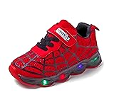 RAYCHY Toddler Boys Girls Light Up Shoes LED