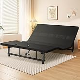 Mixcous King Adjustable Bed Frame with Zero Gravity Heavy Duty 750 lbs | Electric Base with Wireless Remote for Back Pain Relief, Anti-Snore &amp; Head/Foot Incline, Quiet Motor, Easy Assembly