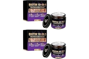 Professional Skin Treatment Cream,Biotin 10 in 1 Skin Restoration Cream,Comprehensive Repair Creams for Fine Lines and Pores,