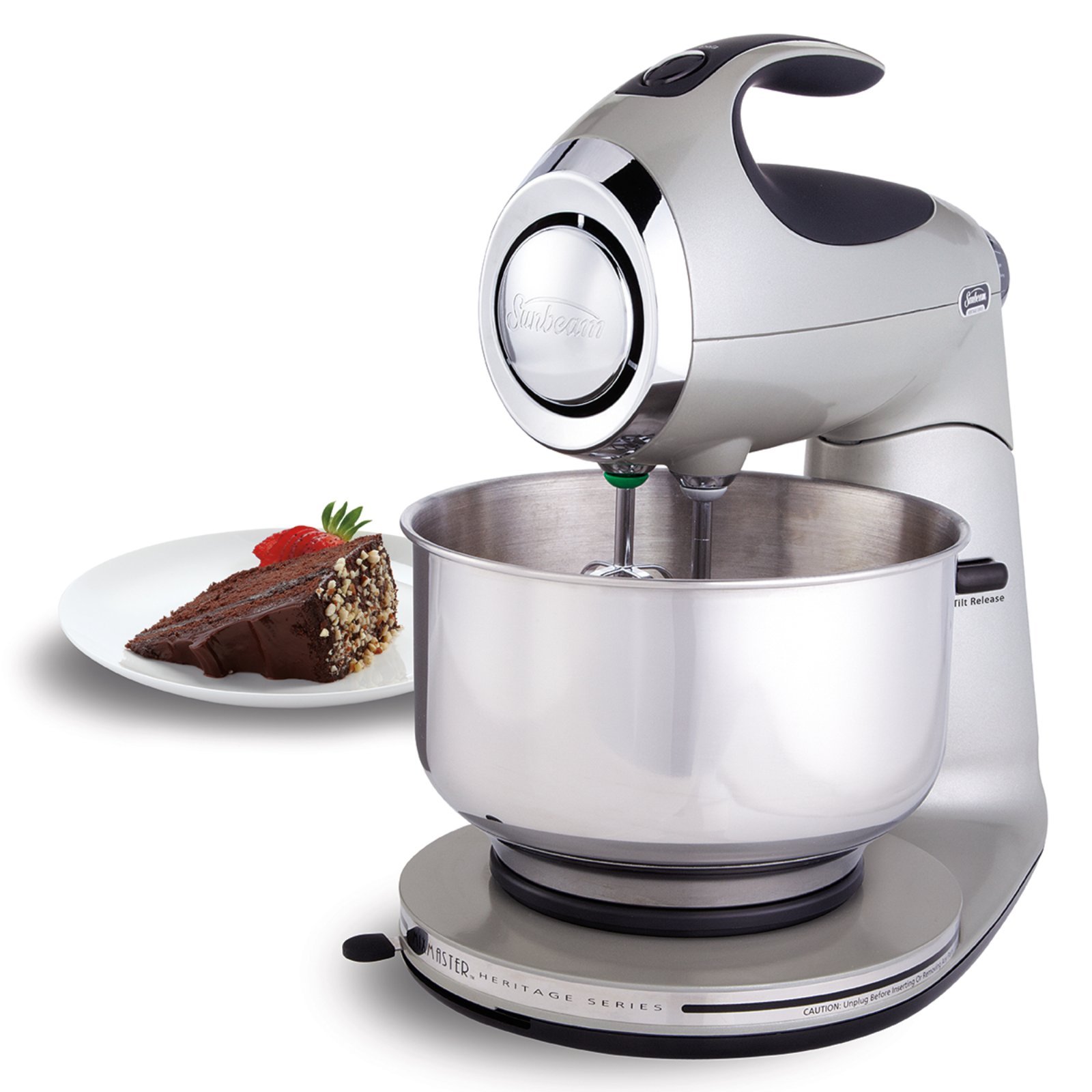 Sunbeam FPSBSM2103BND Heritage Series 12Speed 350watt Stand Mixer Bundle with Bowl, 2.2Quart