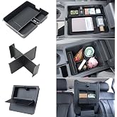 PIMCAR 3-Piece Center Console Organizer Set for 2023-2026 Honda Pilot, 2024-2026 Honda Passport/Ridgeline Accessories, Armrest Hidden Storage Box &amp; Divider ABS Material Interior Accessories
