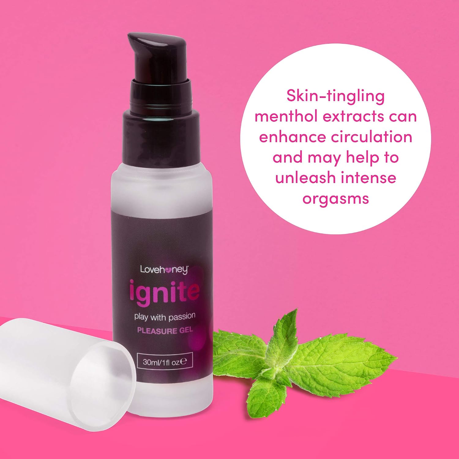 Lovehoney Ignite Water Based Lube Gel, Silky Tingle Lubricant & Licks for Men Women & Couples - Image 5