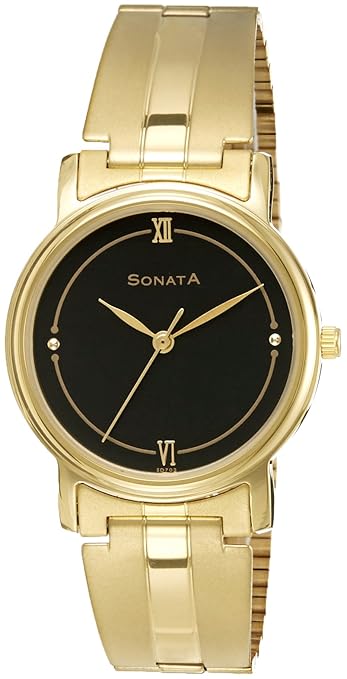 Analog Black Dial Mens Watch -NK1013YM25