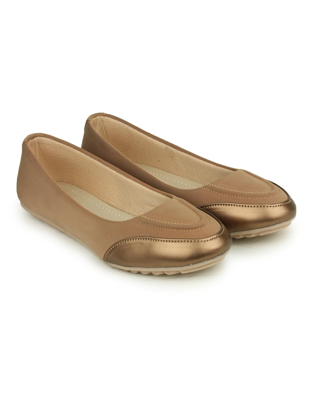 beautiful beige color synthetic material bellies for womens from shezone::4497_beige