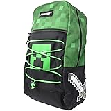 Minecraft Creeper Allover Print Backpack Bookbag