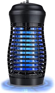 Garsum Electric Bug Zapper Powerful Mosquito Zappers Insect Killer Lamp Fly Trap Mosquito Attractant Trap for Indoor & Outdoor Use