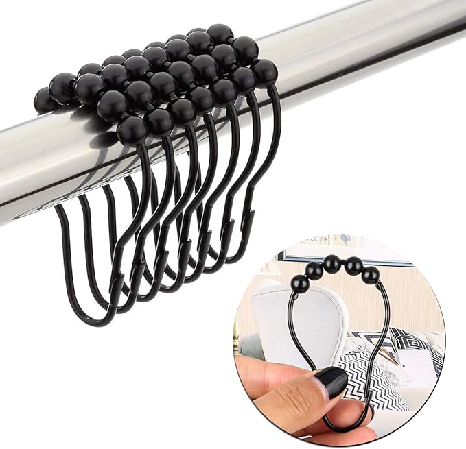 Shower Curtain Hooks Stainless Steel RustResistant Shower