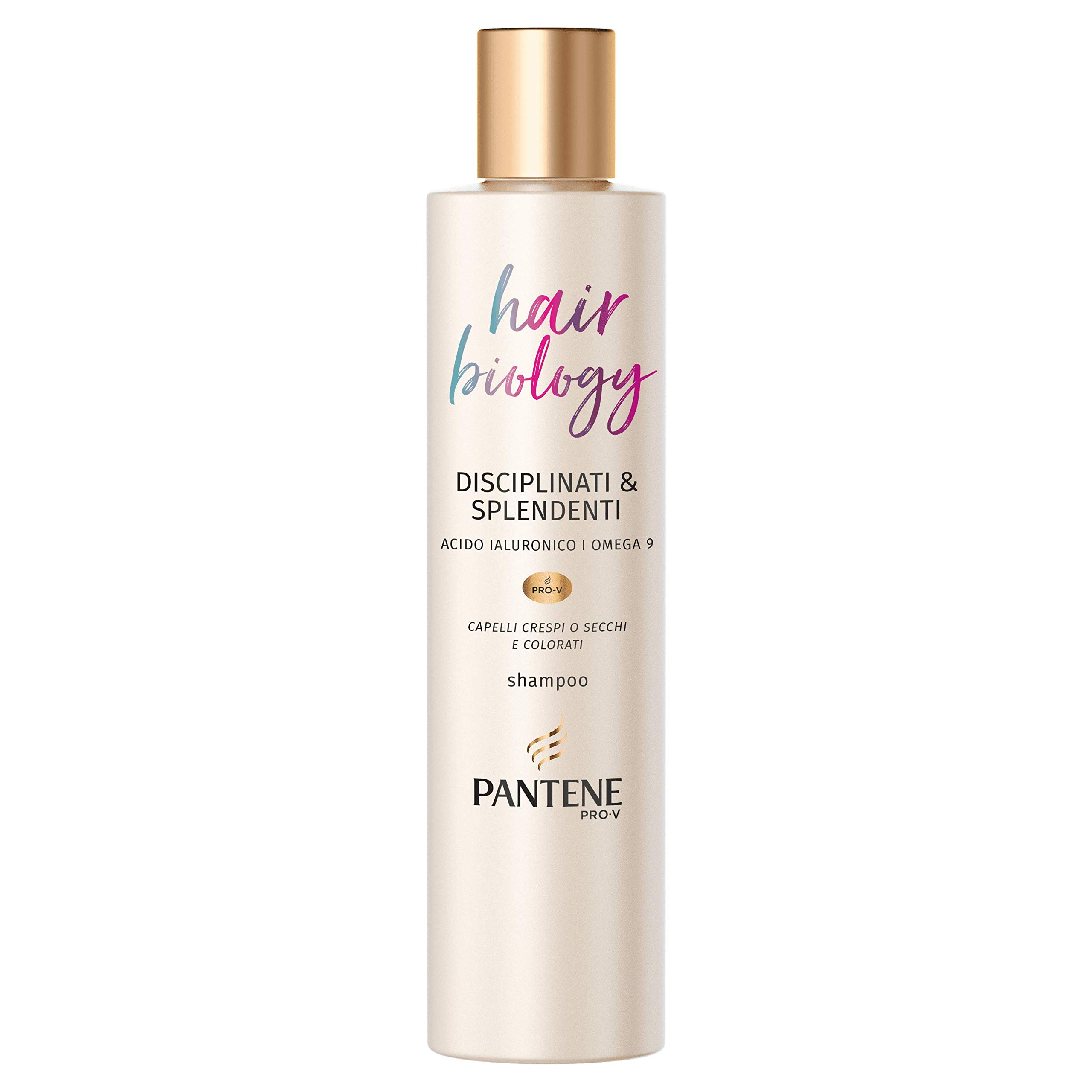 Pantene Pro-V Professional De-Frizz and Illuminate Hair Biology Shampoo for Frizzy or Dry and Coloured Hair, 250 ml